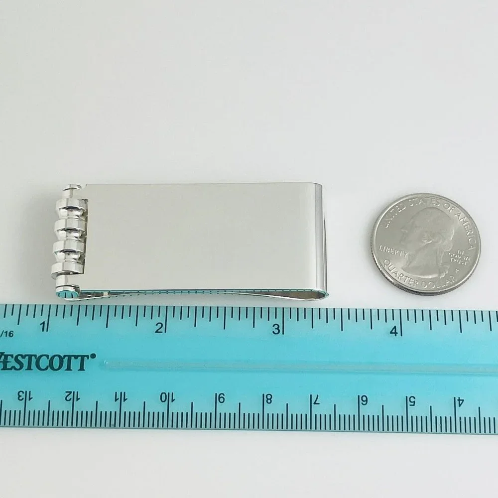 Tiffany & Co Groove Roller Rolling Money Clip Paloma Picasso in Sterling Silver